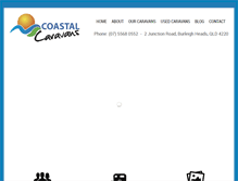 Tablet Screenshot of coastalcaravans.com.au